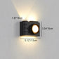 Zeitgenössische kreative wasserdichte Aluminium Kamera rechteckige LED Wand sconces Lampe für Außenpatio