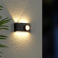 Zeitgenössische kreative wasserdichte Aluminium Kamera rechteckige LED Wand sconces Lampe für Außenpatio