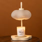 Zeitgenössische Nordische Cloud Glas Metall Gummi Holz 1-Licht Schmelz Wachs Tischlampe Für Schlafzimmer