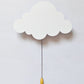 Zeitgenössische kreative Batterie Kinder Eisen Wolke Stern Tier Cartoon Zugkette LED Wandleuchte Lampe für Nachttisch