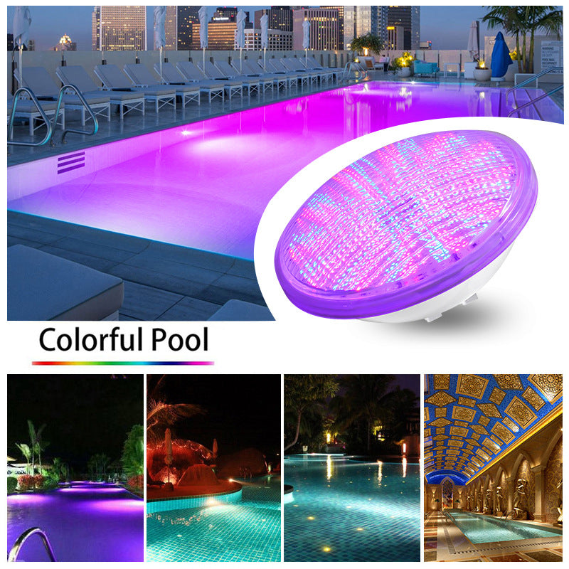 Moderne Einfachheit Wasserdichtes ABS PC Rund Hochleistungs-LED Unterwasser Außenleuchte für Außenpatio
