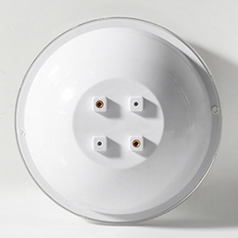 Moderne Einfachheit Wasserdichtes ABS PC Rund Hochleistungs-LED Unterwasser Außenleuchte für Außenpatio