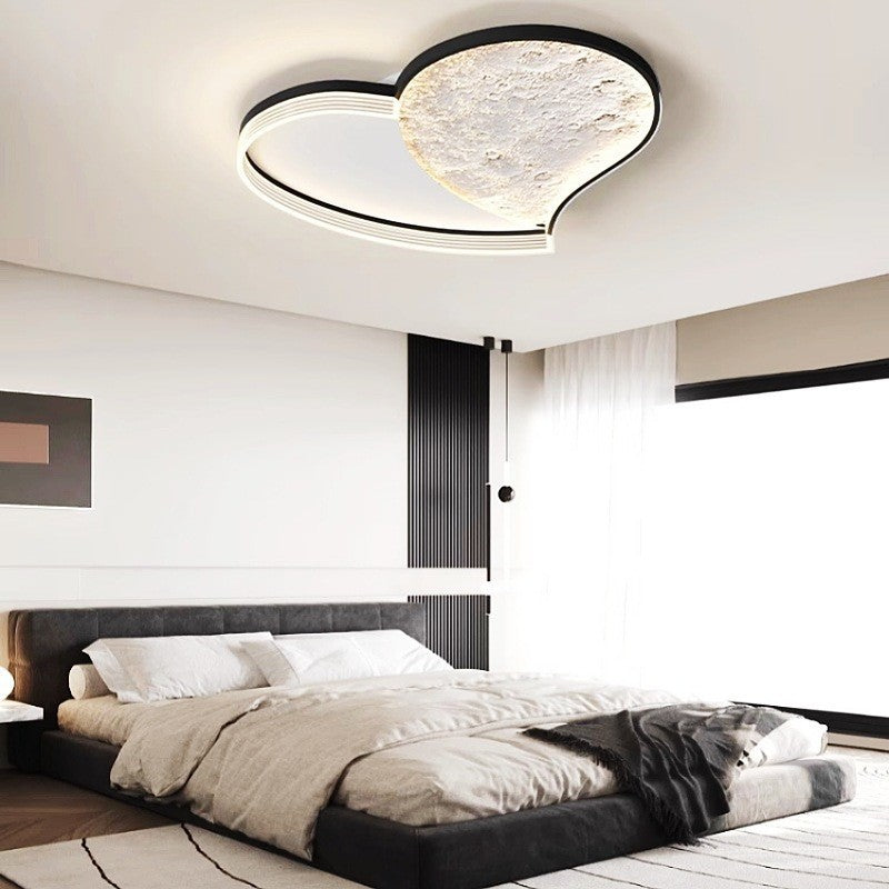 skandinavische Eisenacryl runde Wolkenherz-Mond LED Deckenleuchte für das Schlafzimmer