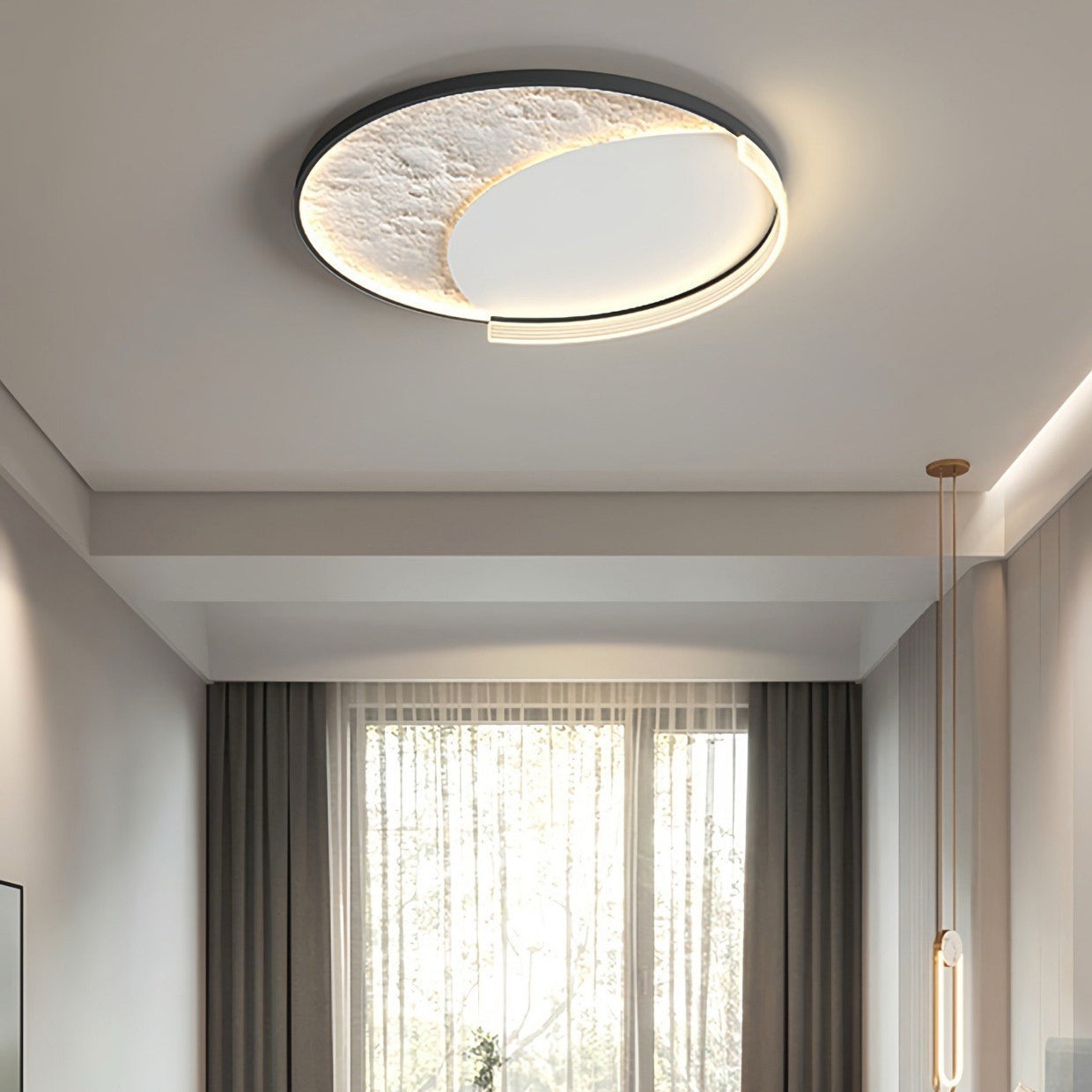skandinavische Eisenacryl runde Wolkenherz-Mond LED Deckenleuchte für das Schlafzimmer