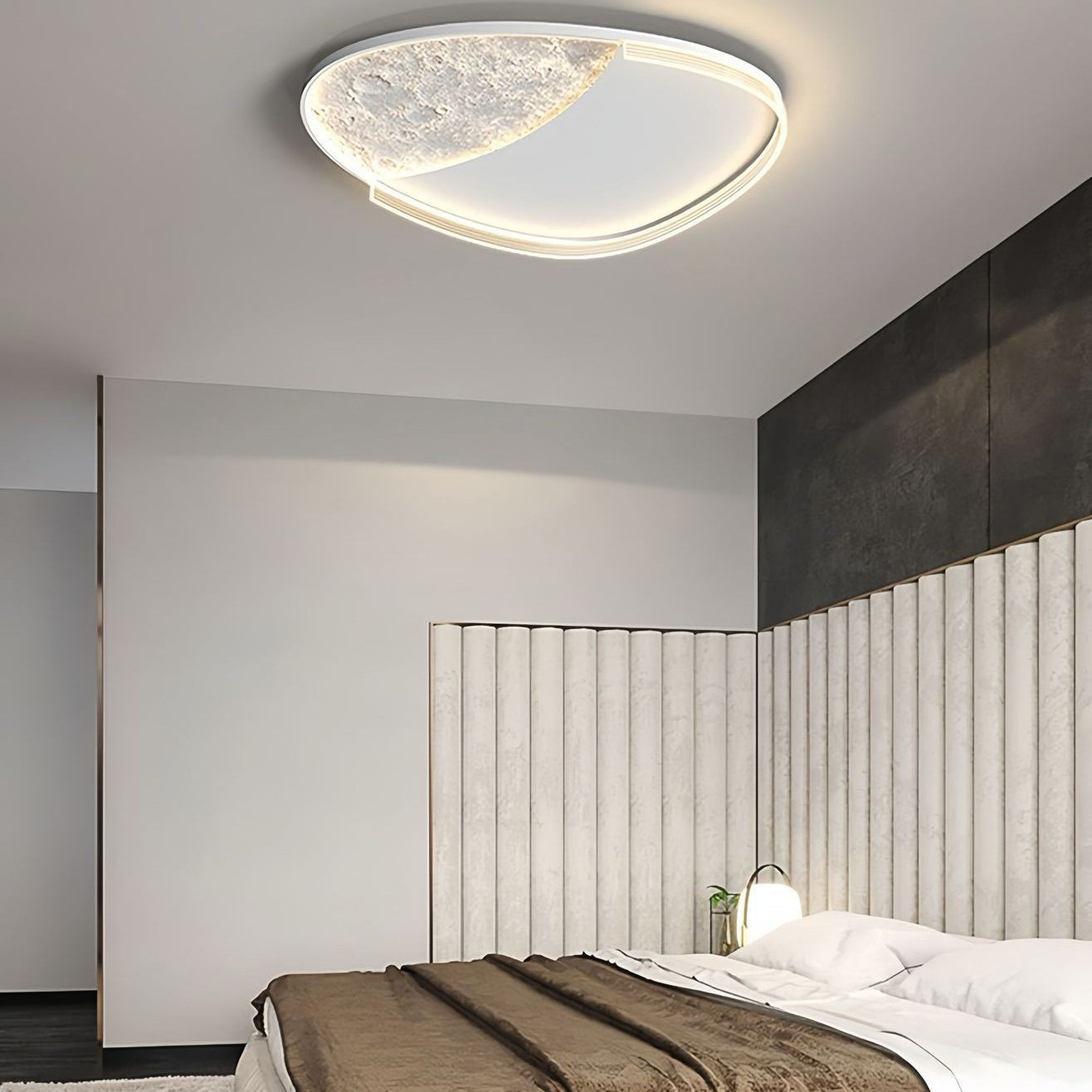 skandinavische Eisenacryl runde Wolkenherz-Mond LED Deckenleuchte für das Schlafzimmer