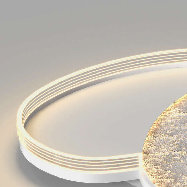 skandinavische Eisenacryl runde Wolkenherz-Mond LED Deckenleuchte für das Schlafzimmer
