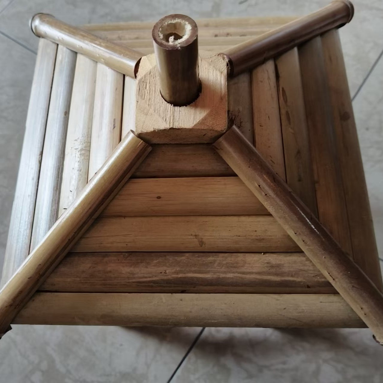 Frendorf | ZenLoom Japanische Bambus Pendelleuchte | Rustikales Design | Handgewebt | Natürliche Beleuchtung für Zuhause