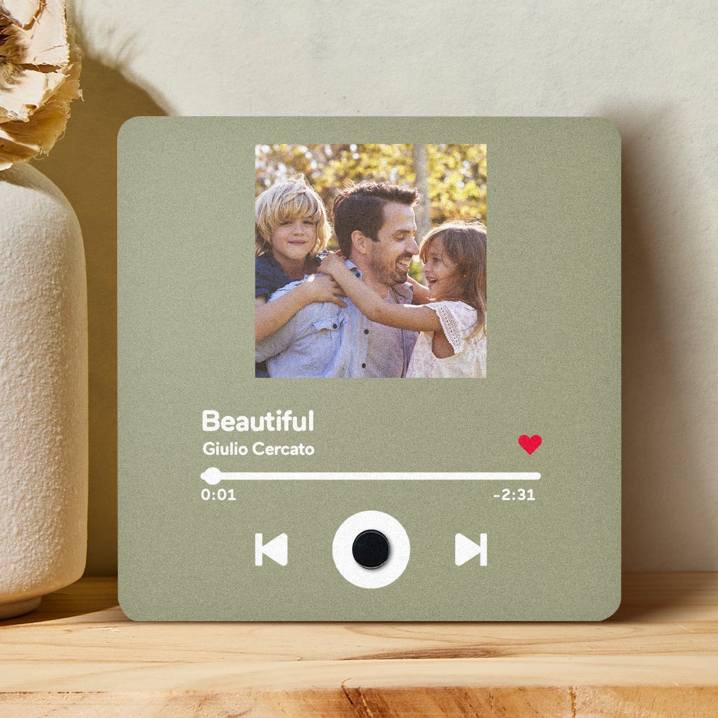 Benutzerdefinierter Kühlschrankmagnet mit Fotoalbum