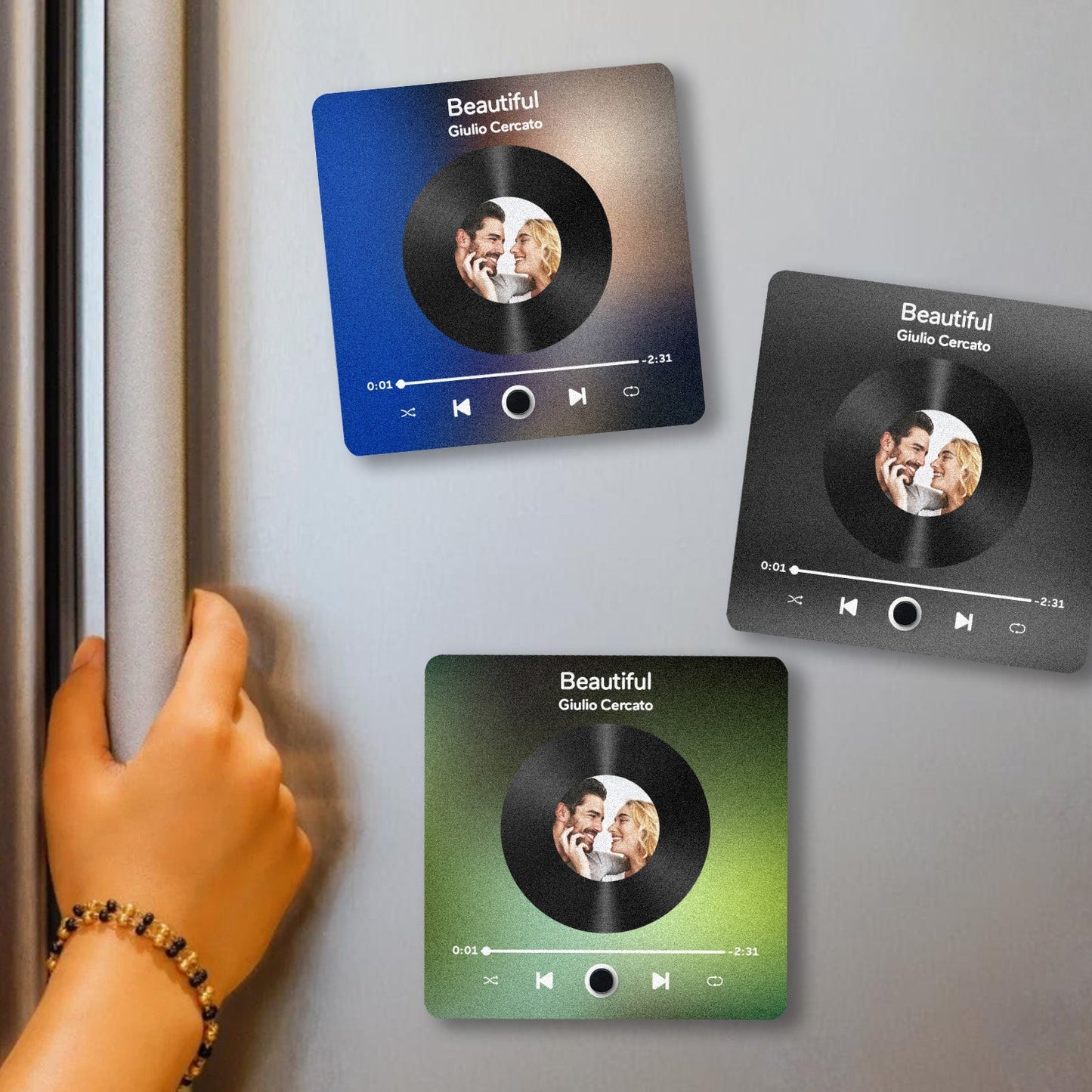 Benutzerdefinierter Kühlschrankmagnet mit Fotoalbum