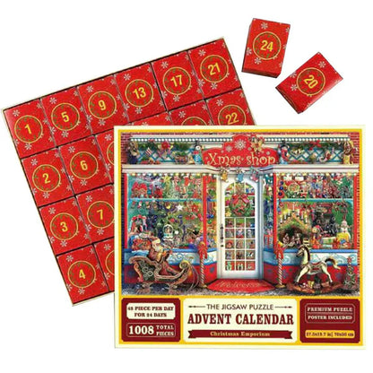Frendorf | Weihnachts-Puzzle-Adventskalender Blind Box 24 Teile
