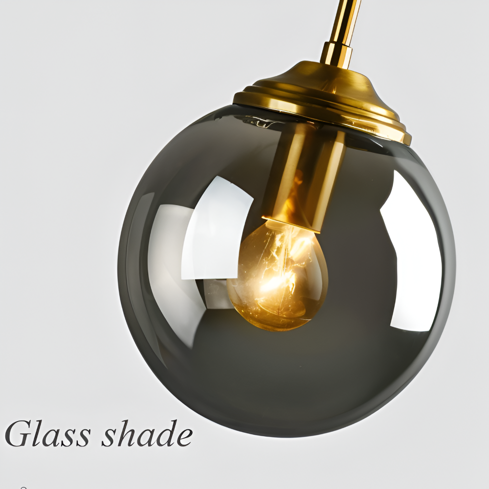 Frendorf | BalLoft Pendelleuchte - Nordische LED Glas Hängelampe - Dekorative Beleuchtung