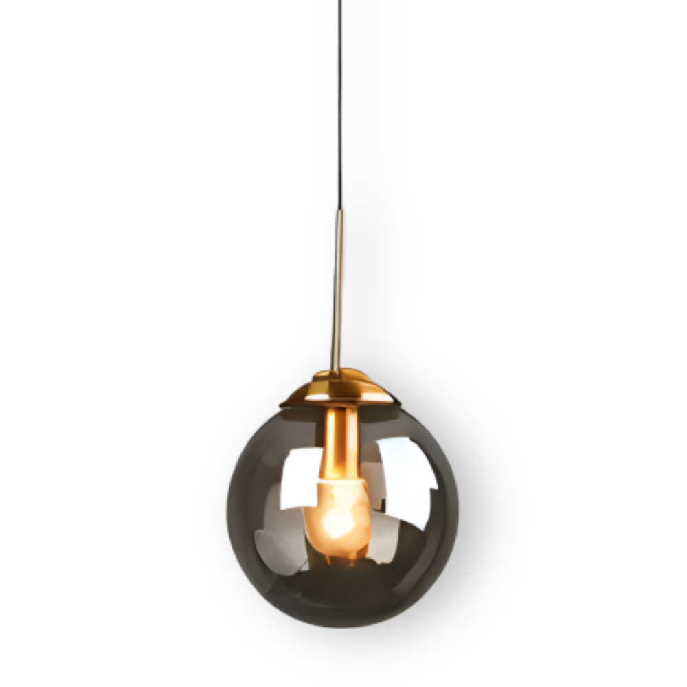 Frendorf | BalLoft Pendelleuchte - Nordische LED Glas Hängelampe - Dekorative Beleuchtung