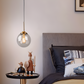 Frendorf | BalLoft Pendelleuchte - Nordische LED Glas Hängelampe - Dekorative Beleuchtung