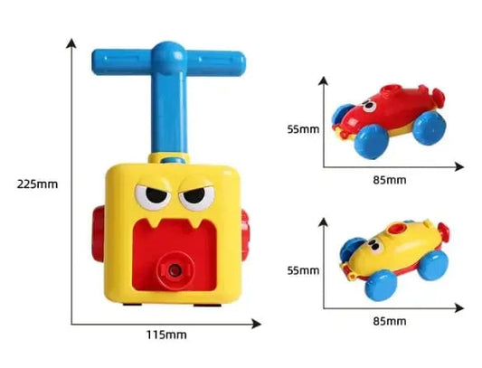 Frendorf | Ballon-Rennwagen-Experimentierset für spielerisches Physik-Erlebnis