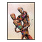 Balloon Dog Graffiti Leinwandmalerei Nordischer Pop Stil Dekorativer Poster Wohnraum Wandkunst Drucke Moderne Wohnkultur Ästhetik