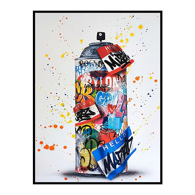 Balloon Dog Graffiti Leinwandmalerei Nordischer Pop Stil Dekorativer Poster Wohnraum Wandkunst Drucke Moderne Wohnkultur Ästhetik