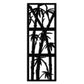 Bamboo Panel Metall Wandkunst - Stahl Wanddekoration für Zuhause und Büro - KAF011