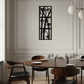 Bamboo Panel Metall Wandkunst - Stahl Wanddekoration für Zuhause und Büro - KAF011