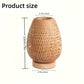 Frendorf | BambooAura Lampe - Bambus USB-betriebene Tischlampe für Schlafzimmer