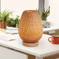 Frendorf | BambooAura Lampe - Bambus USB-betriebene Tischlampe für Schlafzimmer