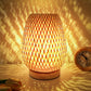 Frendorf | BambooAura Lampe - Bambus USB-betriebene Tischlampe für Schlafzimmer