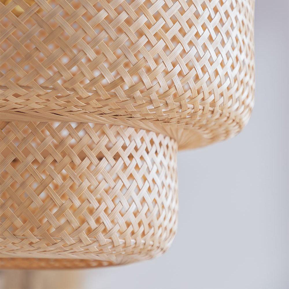 Frendorf | Bambus Pendelleuchte für ein warmes Licht in jedem Raum