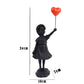Banksy fliegende Ballon-Mädchen Statue