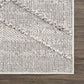 Baqer Knochen & Taupe Texturierten Leistungs Teppich