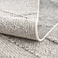 Baqer Knochen & Taupe Texturierten Leistungs Teppich