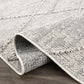 Baqer Knochen & Taupe Texturierten Leistungs Teppich