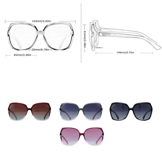 Frendorf | BARCUR | Polarisierte Sonnenbrille für Damen mit Verlaufsglas | Schütze deine Augen mit Stil