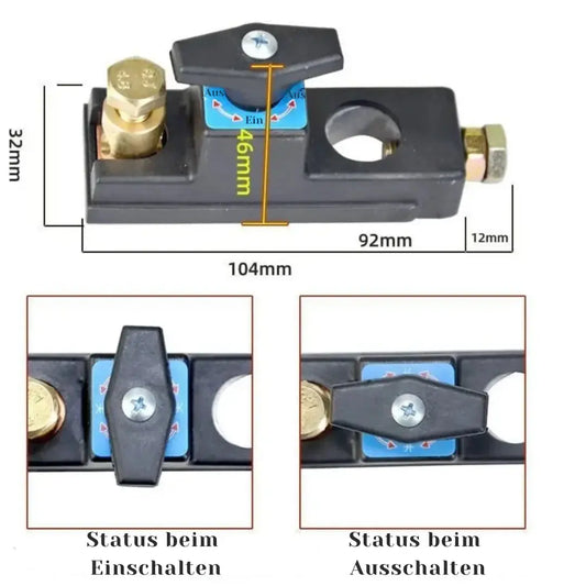 Frendorf | Batterie-Trennschalter - Batterie schützen & Entladung verhindern