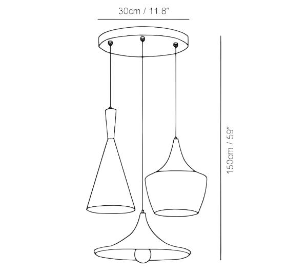 Frendorf | Bringen Sie mit der eleganten Beat Pendelleuchte Licht in Ihren Raum