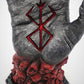 Berserk Hand of God Ornament Schädel Hand Skulptur Spaß Harz Statue Schreibtisch Bücherregal Dekoration Halloween Bastelgeschenke