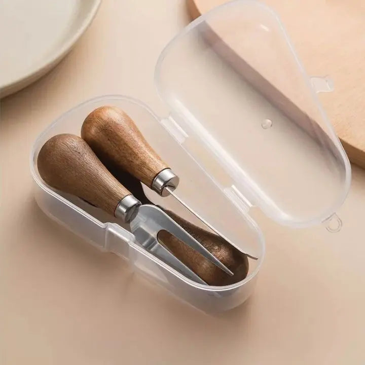 Frendorf | Besteckset aus Edelstahl in handlicher Größe – Gabel, Löffel und Messer