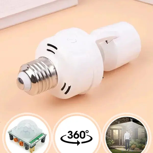 Frendorf | Bewegungsgesteuerte E27 Lampenfassung mit IR-Sensor