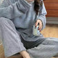 Frendorf | Winter-Pyjama-Set aus weichem Samt