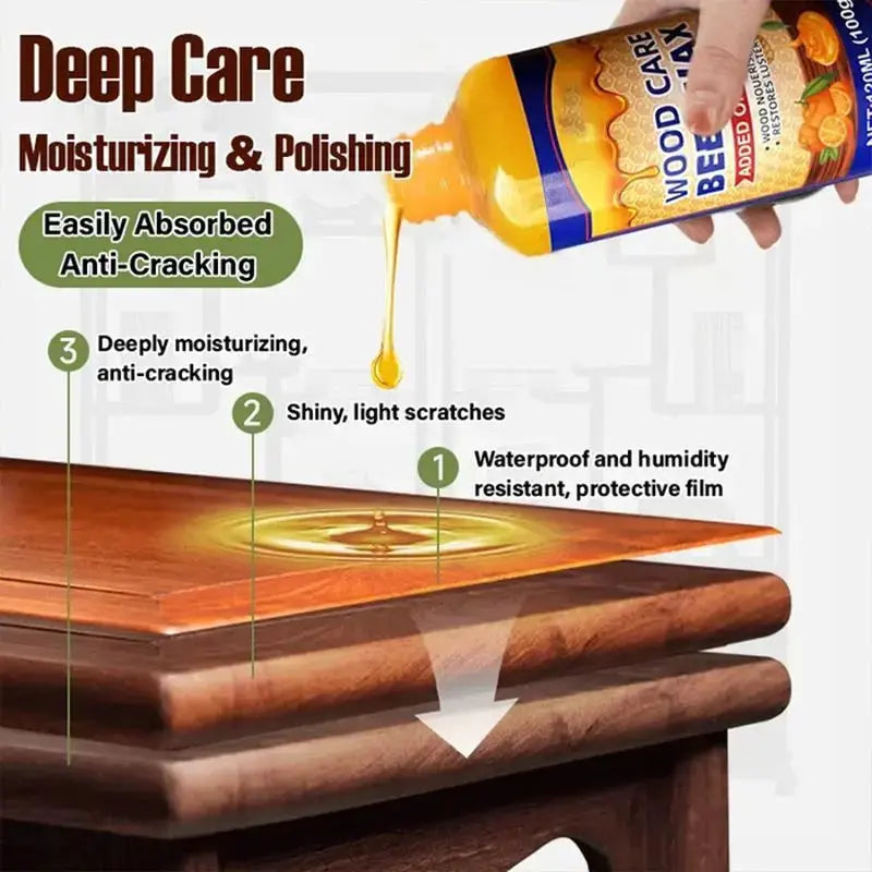 Frendorf | Bienenwachs-Holzbalsam mit Orangenöl – natürliche Pflege & Schutz