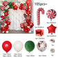 Großer Lebkuchenmann Ballon Xmas Ballon Spielzeug Weihnachtsballon Latexballon Weihnachtsfeier Dekoration Neujahr 2023 Zubehör