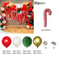 Großer Lebkuchenmann Ballon Xmas Ballon Spielzeug Weihnachtsballon Latexballon Weihnachtsfeier Dekoration Neujahr 2023 Zubehör