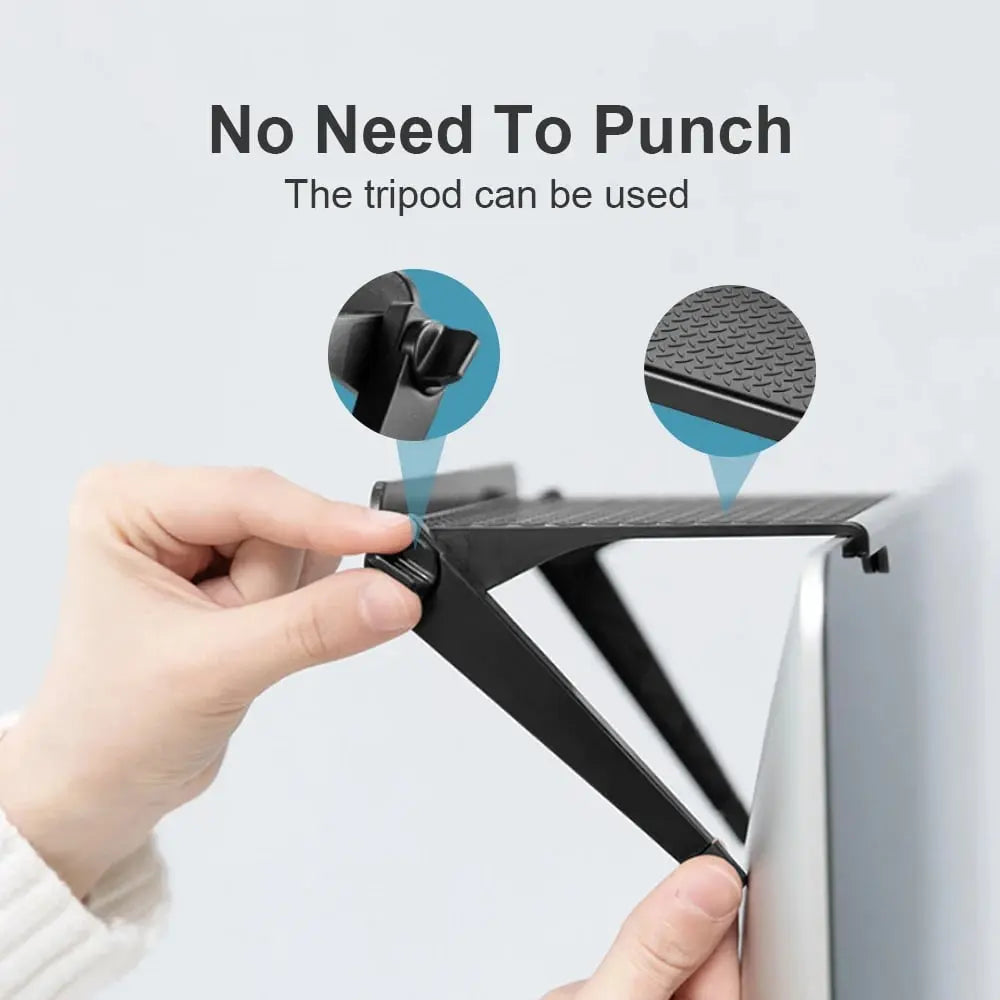 Frendorf | Bildschirmregal mit Handyständer – Ordnung ohne Bohren und Werkzeug