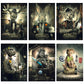Binet Künstler Werke Abstrakte Kunst Katze Rentier Affe Tier Abstrakte Kunst Leinwandmalerei Retro Wandkunst Bild Wohnzimmer Dekor