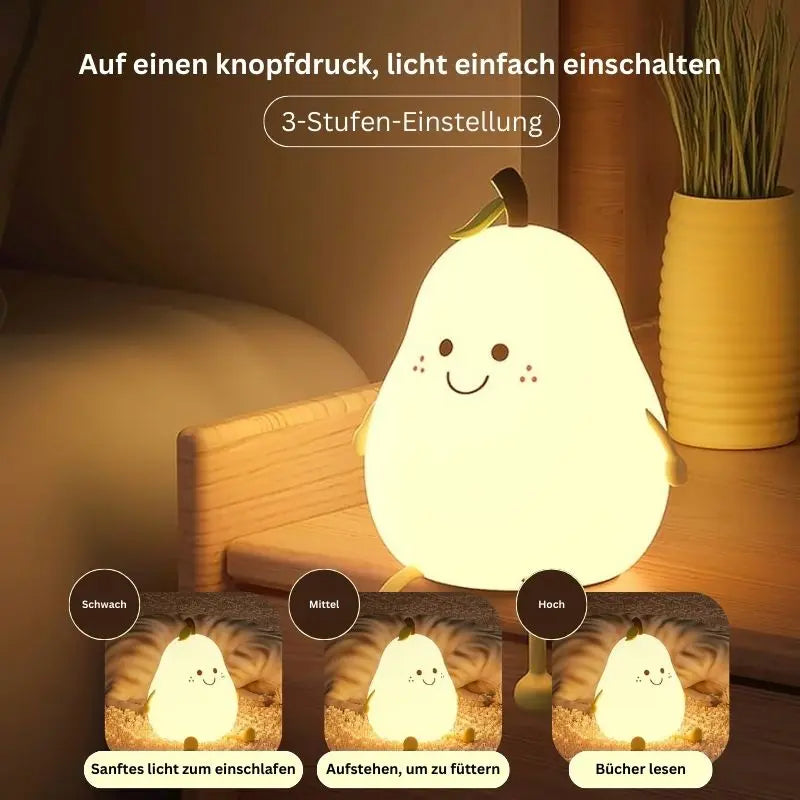 Frendorf | Birnenförmiges Nachtlicht aus Silikon