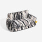 Bettdecke - Trendy gestreifte Kunstlammwolle doppellagiges Hunde- und Katzensofa-Bett