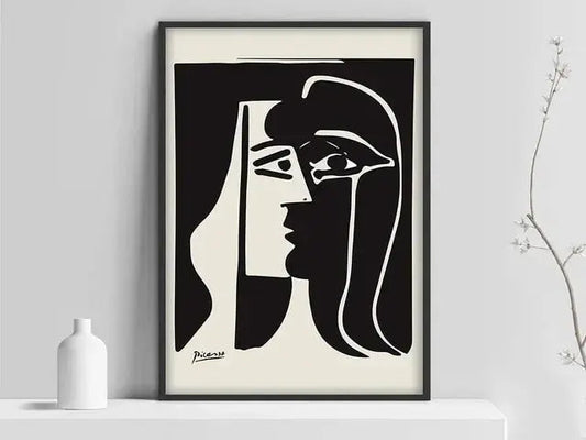 Schwarz & Weiß Gesicht Von Picasso