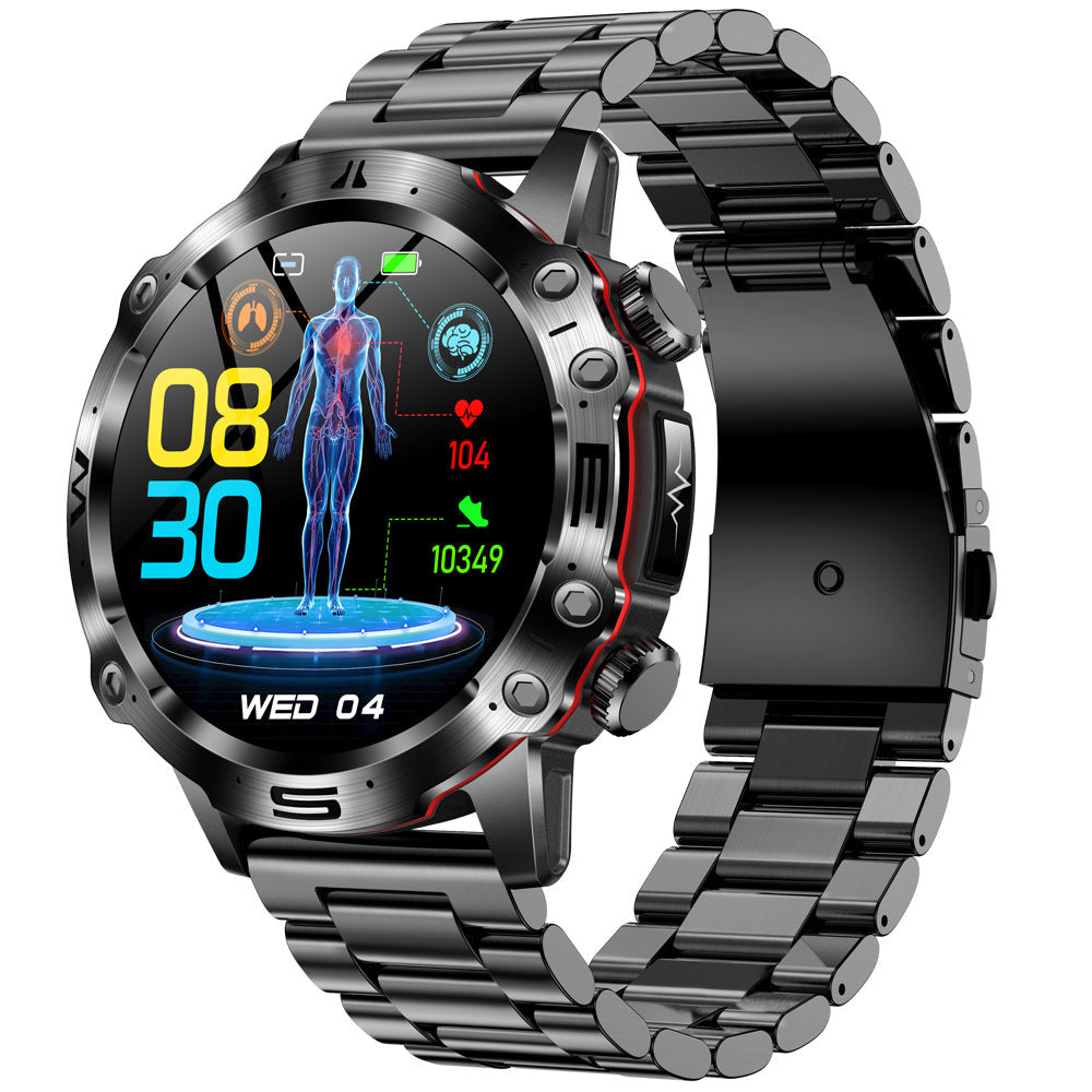 Frendorf | Fortgeschrittene Blutzucker-Armbanduhr - Gesundheits-Smartwatch Hochwertige ECG- & PPG-Technologie