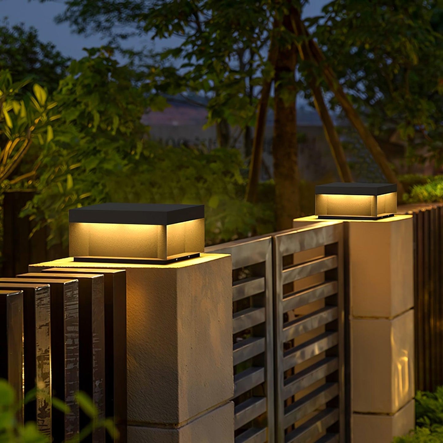 Frendorf | SolaraPost Solar Außenpfostenleuchte | LED Gartenbeleuchtung | Energieeffizient | Wasserdicht | Dekorative Außenbeleuchtung für Garten & Terrasse