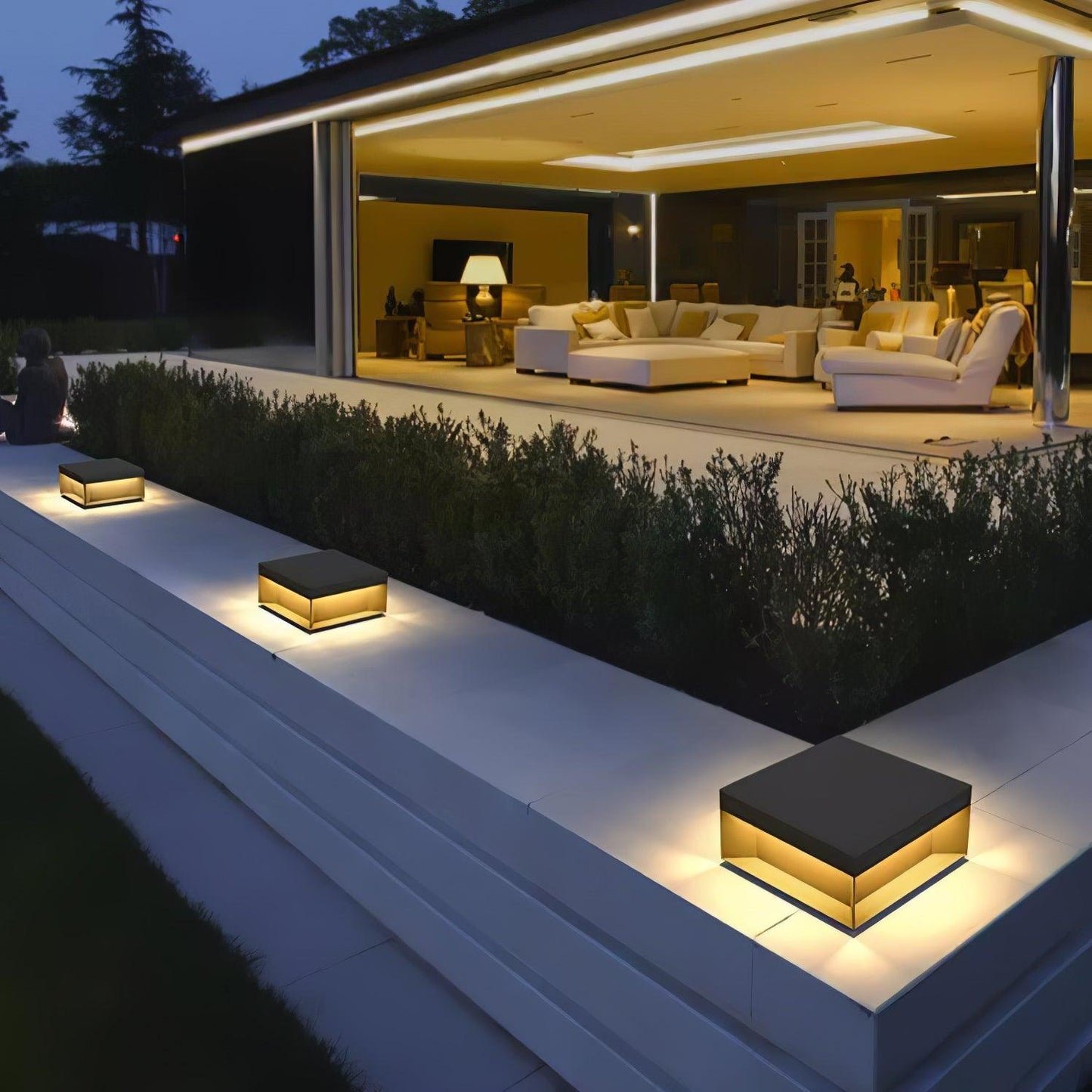 Frendorf | SolaraPost Solar Außenpfostenleuchte | LED Gartenbeleuchtung | Energieeffizient | Wasserdicht | Dekorative Außenbeleuchtung für Garten & Terrasse