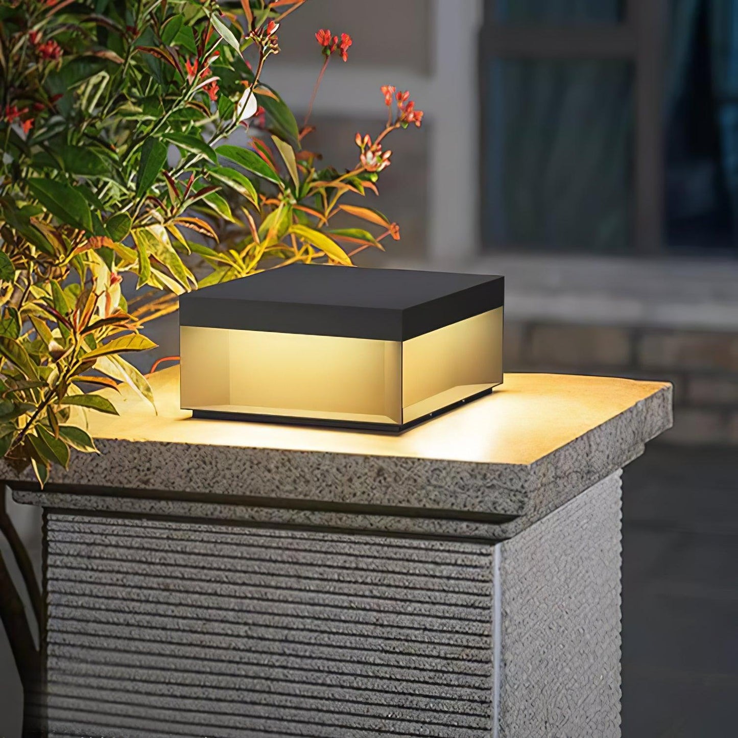 Frendorf | SolaraPost Solar Außenpfostenleuchte | LED Gartenbeleuchtung | Energieeffizient | Wasserdicht | Dekorative Außenbeleuchtung für Garten & Terrasse