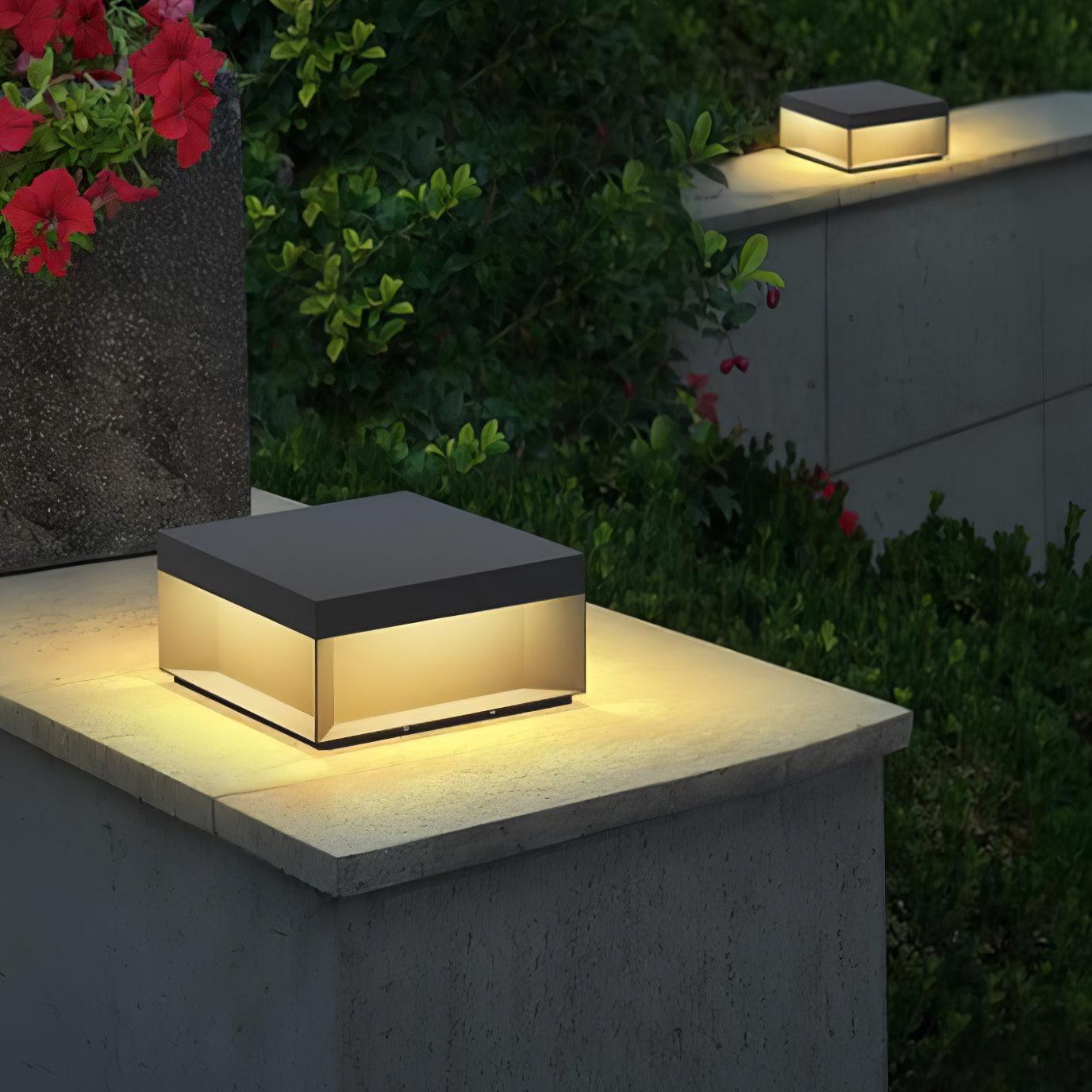 Frendorf | SolaraPost Solar Außenpfostenleuchte | LED Gartenbeleuchtung | Energieeffizient | Wasserdicht | Dekorative Außenbeleuchtung für Garten & Terrasse